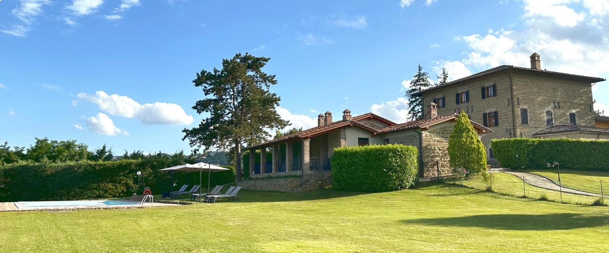 Agriturismo Villa Maria Pia Губбио Экстерьер фото